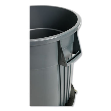 Impact® Gator Plus Container, Round, Plastic, 44 Gal, Gray freeshipping - TVN Wholesale